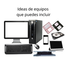 Load image into Gallery viewer, Recogido y Reciclaje Shipping Label (CAJA GRANDE - 20x20x20 in) Up to 60 lbs